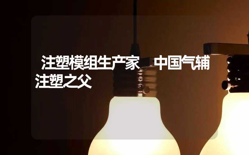 注塑模组生产家 中国气辅注塑之父